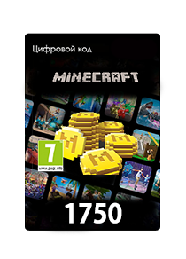 Minecraft: 1750 Minecoins — Код активации